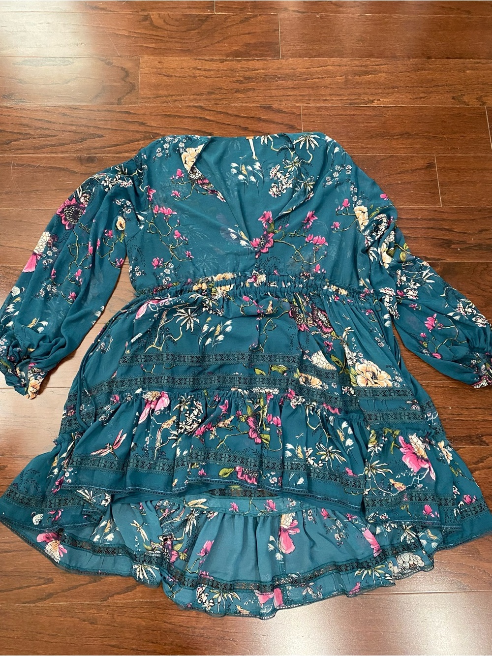 Free People Large Cherry Blossom Dress - Picture 3 of 7